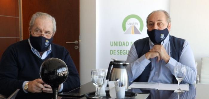 Jorge Alfaro y Alejandro Draper, Secretario General Ejecutivo y presidente de UNASEV respectivamente