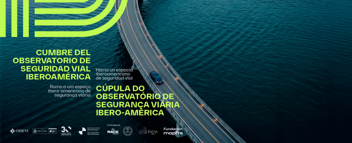 Afiche de la XII Asamblea General del Observatorio Iberoamericano de Seguridad Vial