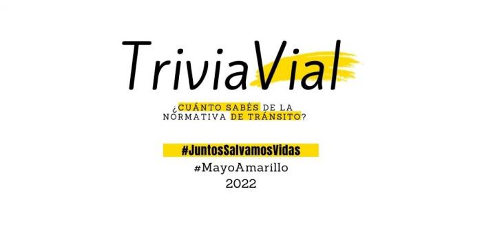 Portada de Trivia Vial propuesta por UNASEV en redes sociales