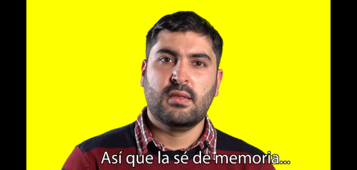 Captura de pantalla de video testimonio sobre las consecuencias de manejar fatigado