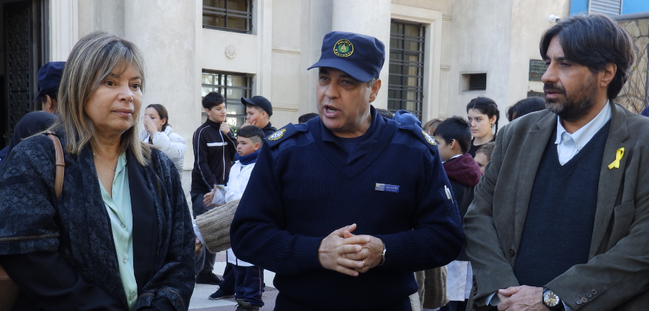 Intendenta de Canelones, Jefe de Policía y presidente de Unasev