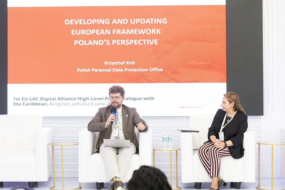 Autoridades en el Diálogo Político de Alto Nivel de la Alianza Digital UE-LAC