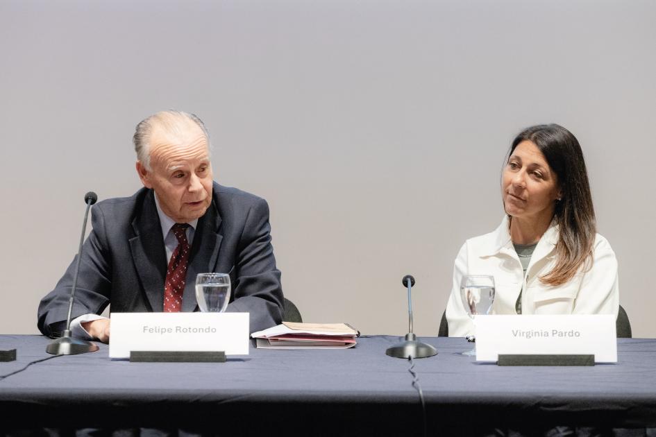 Felipe Rotondo y Virginia Pardo, integrantes del Consejo Ejecutivo de la Unidad Felipe Rotondo y Virginia Pardo, integrantes del Consejo Ejecutivo de la Unidad
