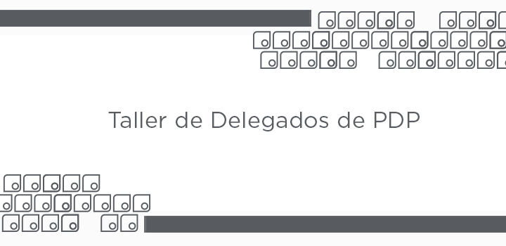 Taller delegados PDP Taller delegados PDP