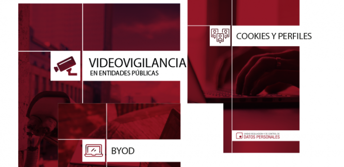 Portadas de las guías de protección de datos personales. Portadas de las guías de protección de datos personales.