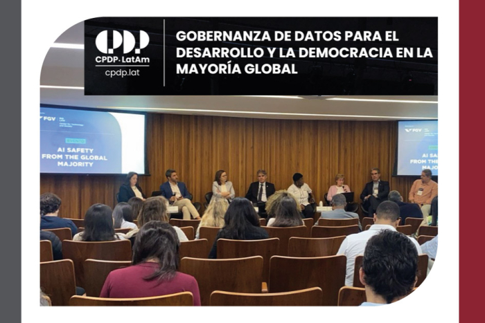 CPDP LATAM - Gobernanza de datos para el desarrollo en la democracia global. Personas en el panel.