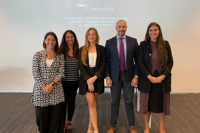 Virginia Pardo, Valeria Colombo, Cecilia Danesi, Hebert Paguas y Agustina Pérez Comenale