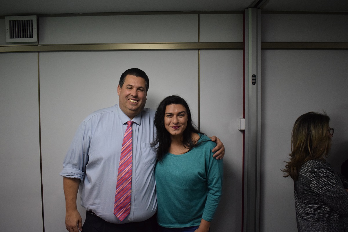 Foto de Dr. Nicolás Cendoya y Lic. Josefina González