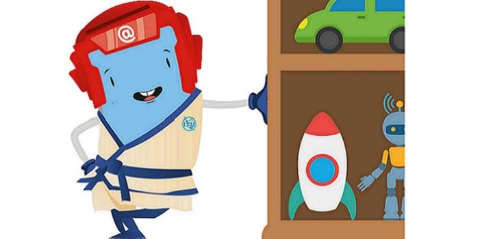 Nueva mascota "Sangophone" Logo con la imagen de la nueva mascota "Sangophone"