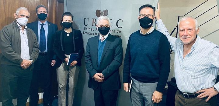 Foto de autoridades de URSEC de la ANC