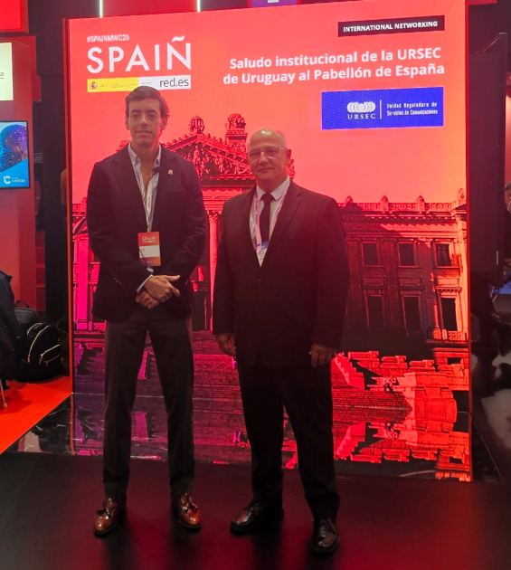 Gonzalo Balseiro y representante de España