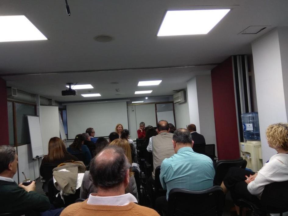 Foto durante la presentación de INMUJERES en URSEC