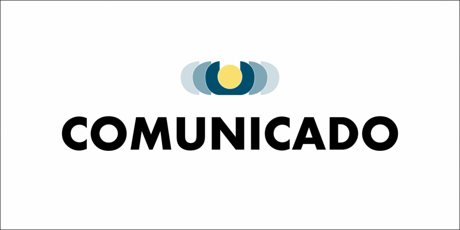 Cartel con logo de URSEC que dice: "Comunicado"