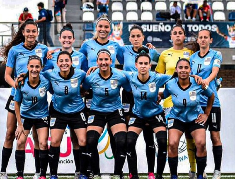 Foto de las jugadoras de Uruguay