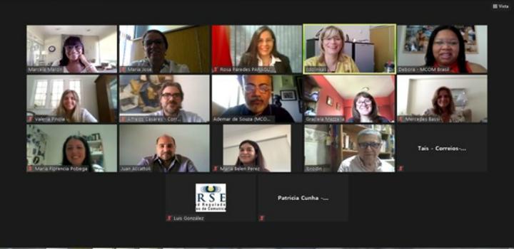 Imagen de la reunión por zoom Captura de pantalla de la reunión por zoom