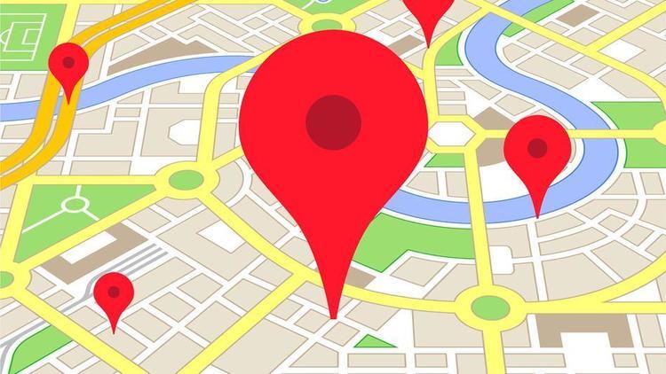 Mapa con geolocalización de locales postales ""